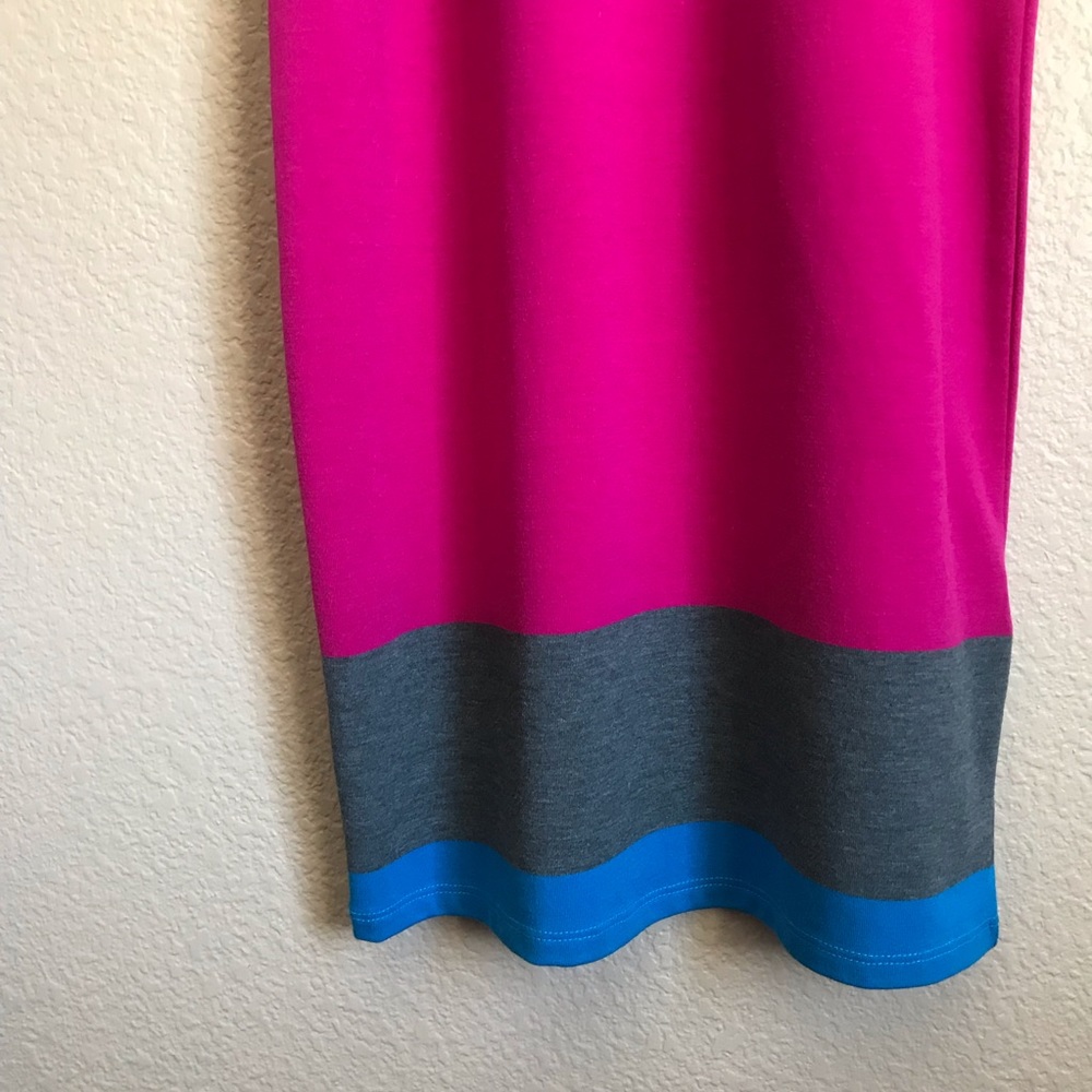 NWOT Racerback Multi Color Bodycon Dress - Picture 4 of 6